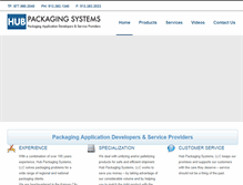 Tablet Screenshot of hubpack.com